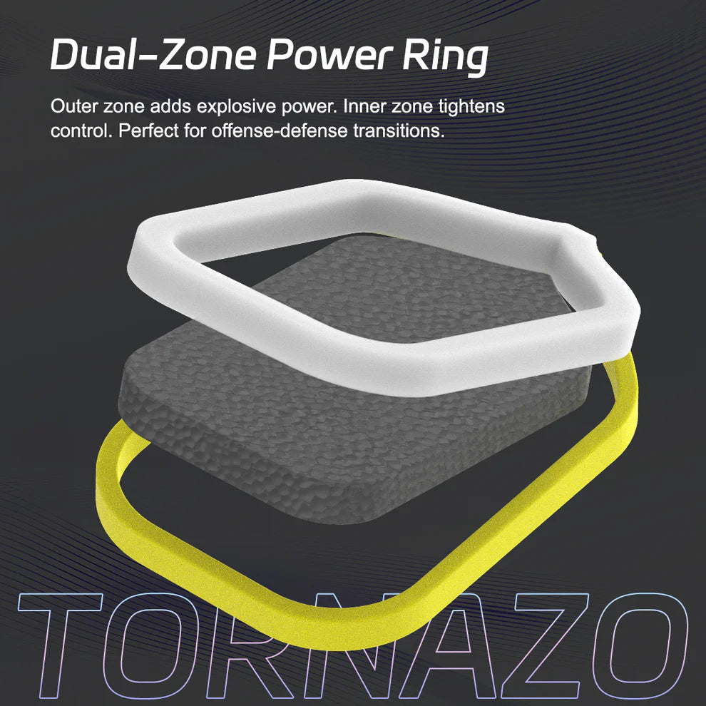 Luzz Pro 4 Tornazo Carbon Fiber Pickleball Paddle - Dual-Layer Core